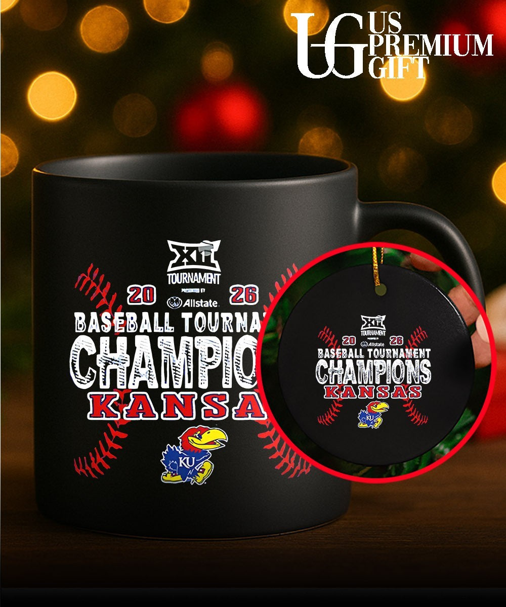 Kansas Jayhawks 2026 Big 12 Baseball Tournament Champions shirt Unisex