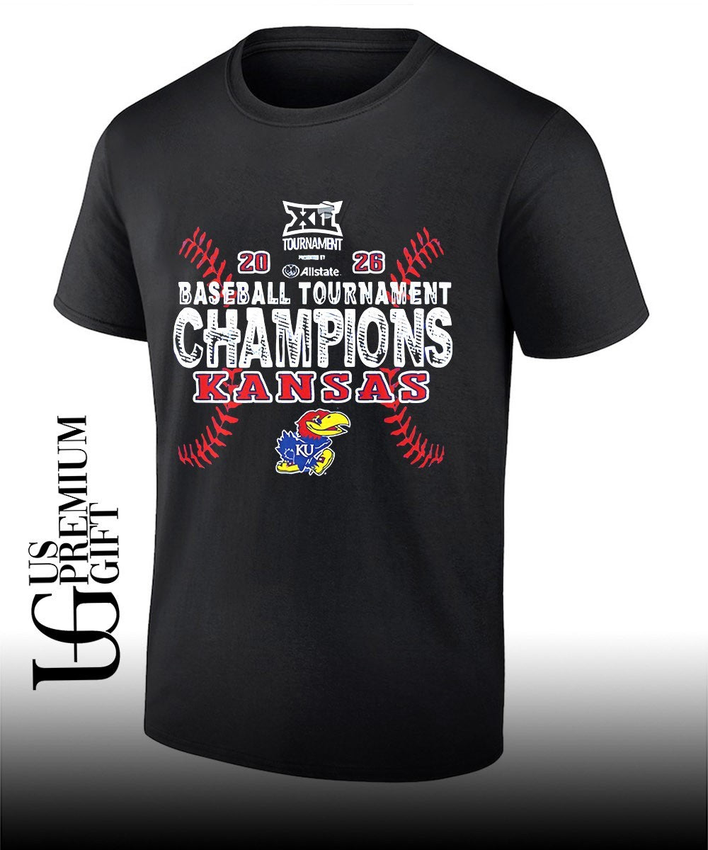 Kansas Jayhawks 2026 Big 12 Baseball Tournament Champions shirt Unisex
