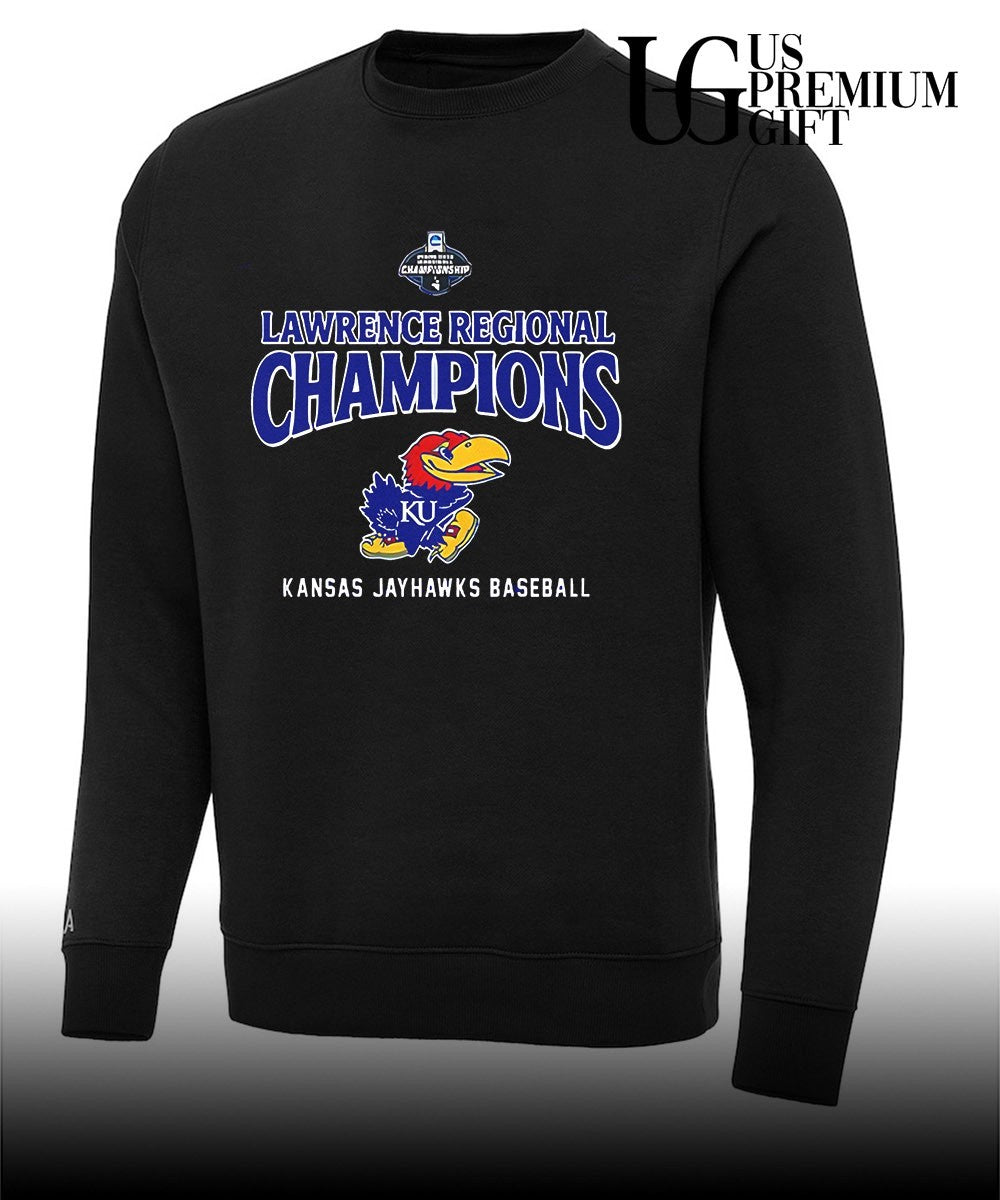 Kansas Jayhawks Baseball Lawrence Regional Champions 2026 shirt Unisex