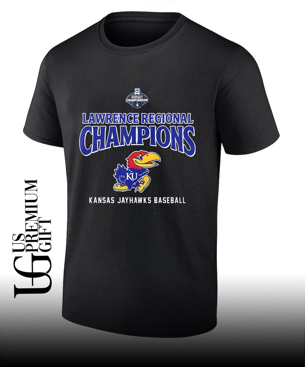 Kansas Jayhawks Baseball Lawrence Regional Champions 2026 shirt Unisex