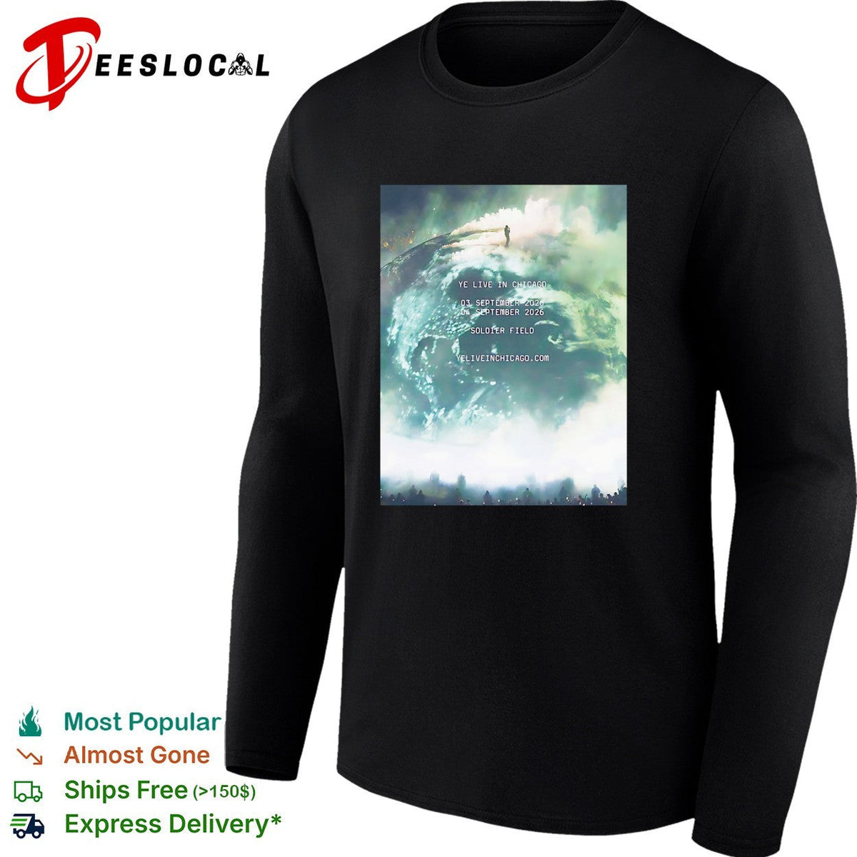 Kanye West Ye Live In Chicago On 3 And 4 September 2026 shirt Unisex