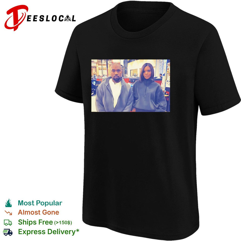 Kanye West and Candace Owens Black Lives Matter White Lives Matter Parody shirt Unisex