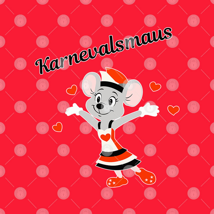 Karnevalsmaus Carnival Mouse T Shirt Unisex