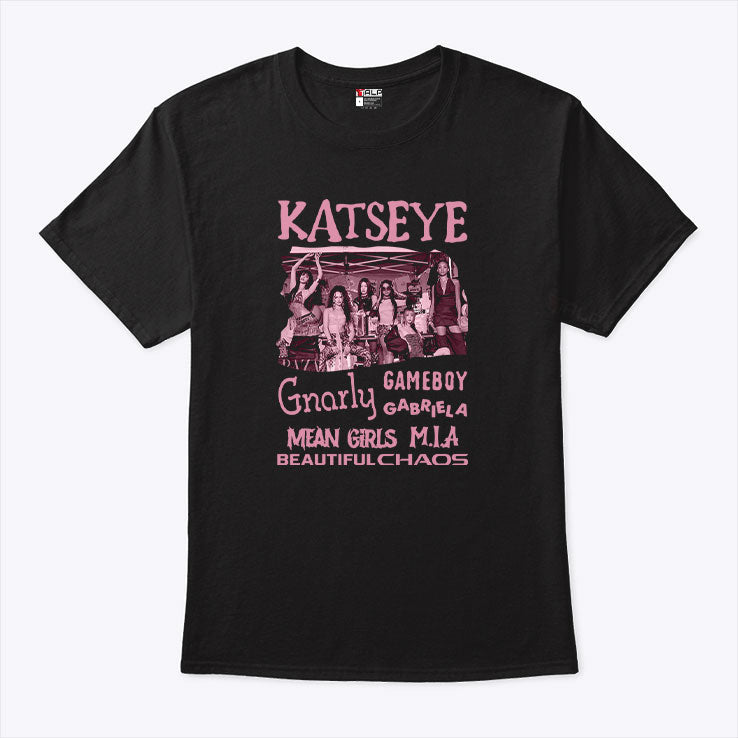 Katseye The Beautiful Chaos Tour T Shirt Unisex