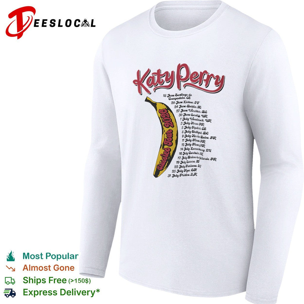 Katy Perry Classics Tour 2026 Santiago Lisbon Dublin Werchter Cardiff Woodstock shirt Unisex
