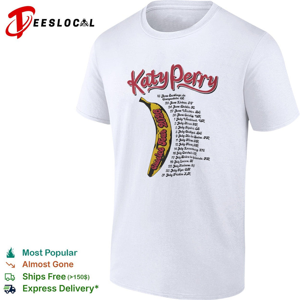 Katy Perry Classics Tour 2026 Santiago Lisbon Dublin Werchter Cardiff Woodstock shirt Unisex