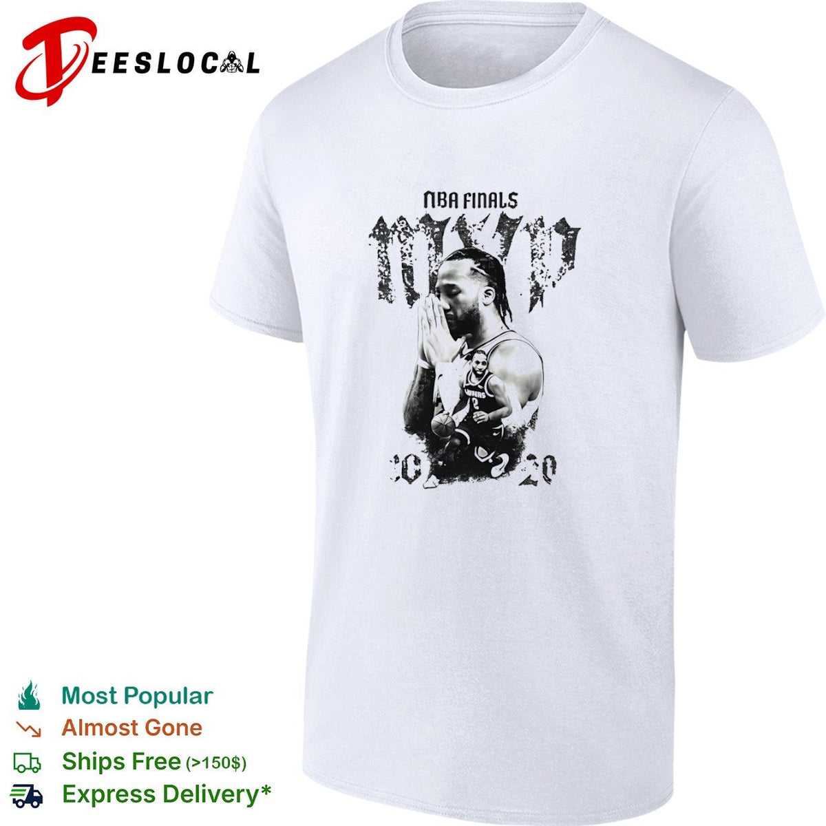 Kawhi Leonard Toronto Raptors NBA Finals MVP 2019 basketball player shirt Unisex