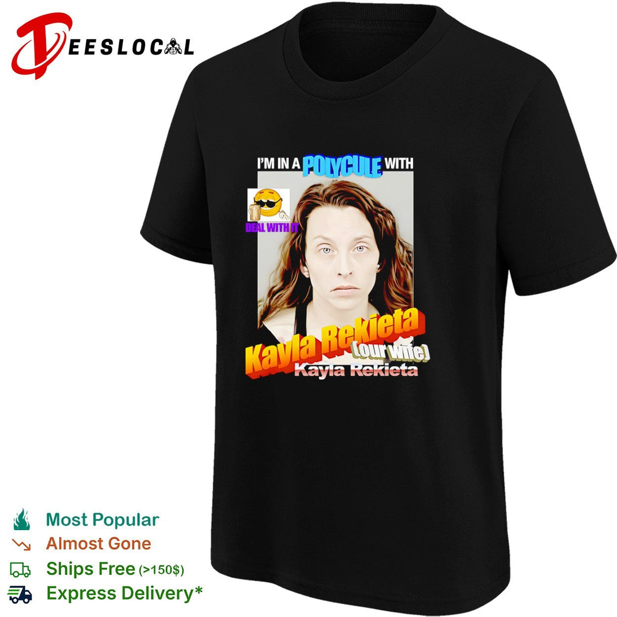 Kayla Rekieta I am in a polycule with our wife Kayla Rekieta deal with it shirt Unisex