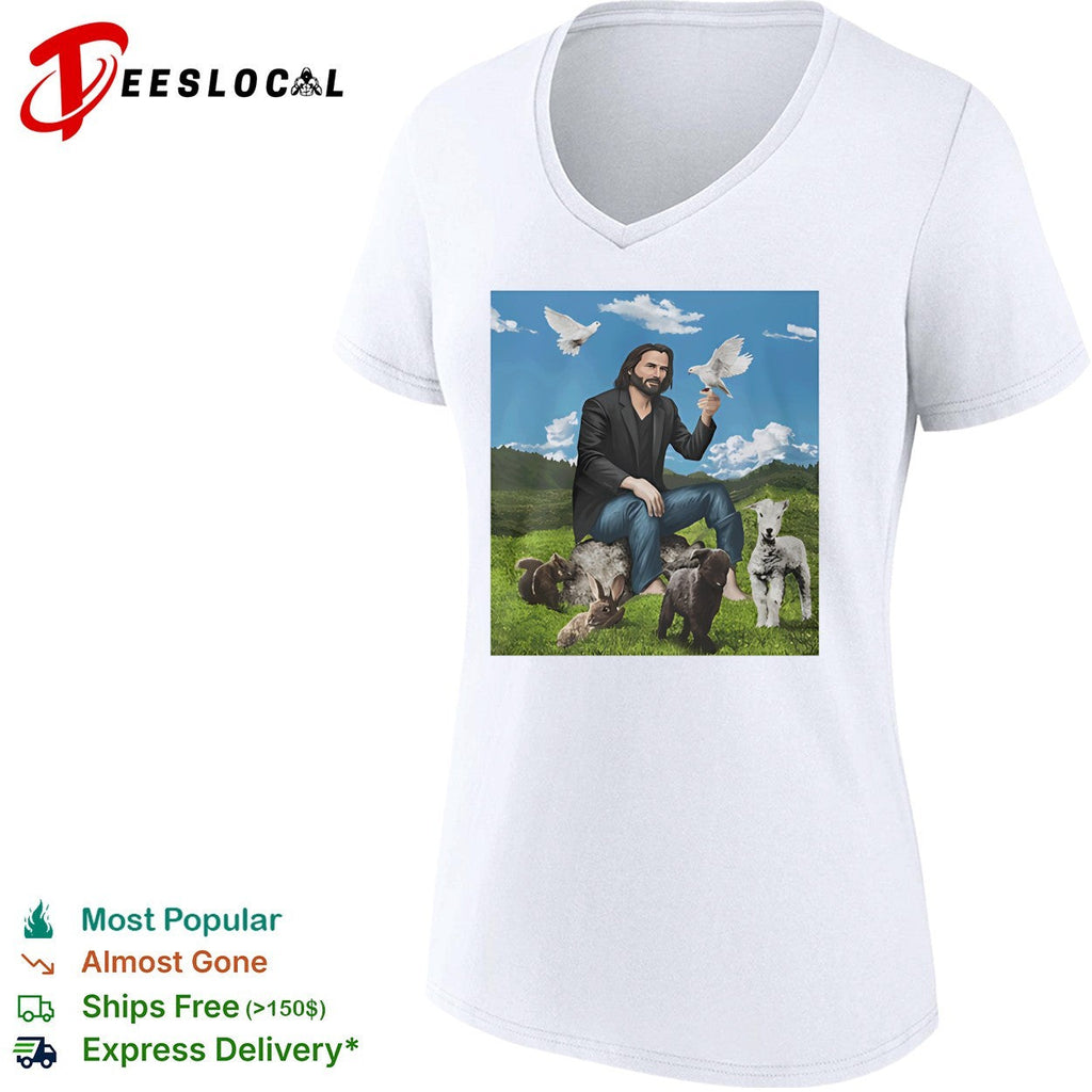 Keanu Reeves and Animal Steppe shirt Unisex