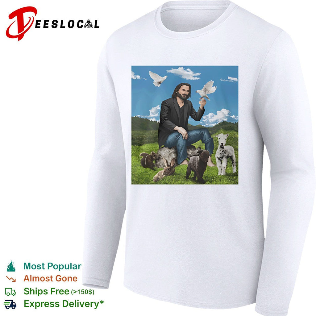 Keanu Reeves and Animal Steppe shirt Unisex
