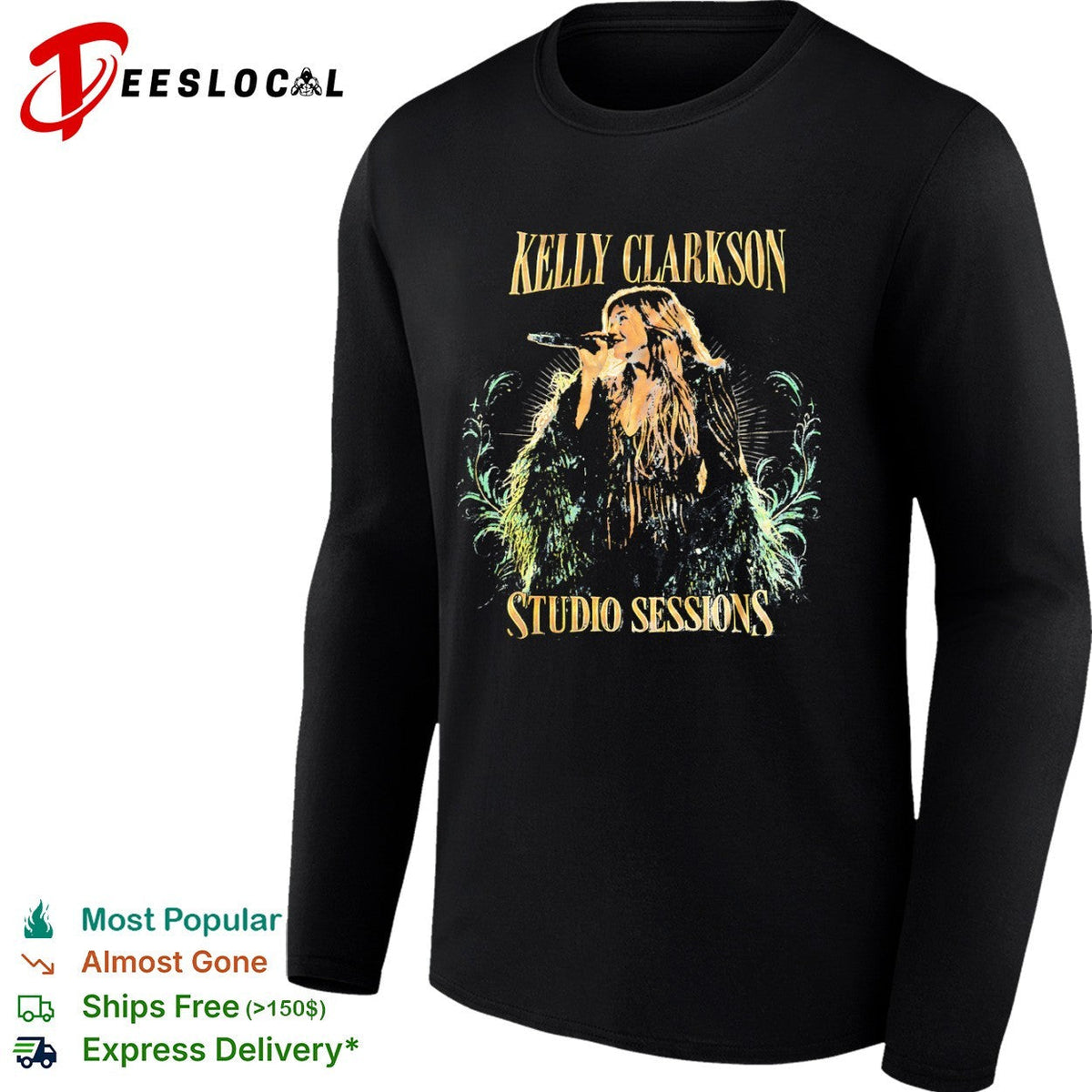 Kelly Clarkson Studio Sessions Las Vegas vintage shirt Unisex