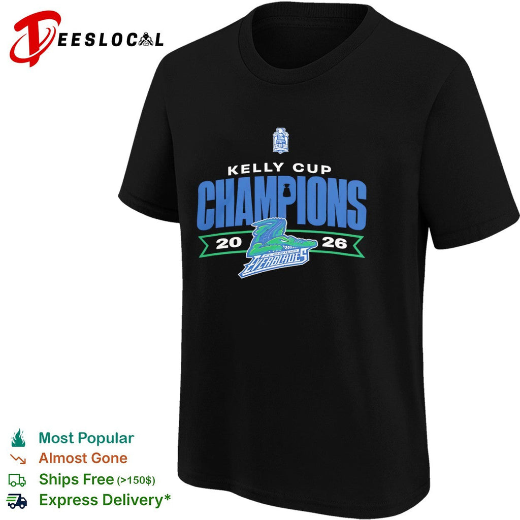 Kelly Cup Champions 20 26 Florida Everblades Hockey Tournament Winners shirt Unisex