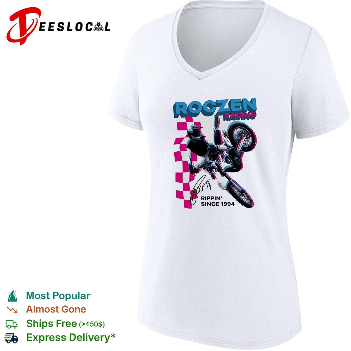 Ken Roczen racing rippin since 1994 signature vintage shirt Unisex