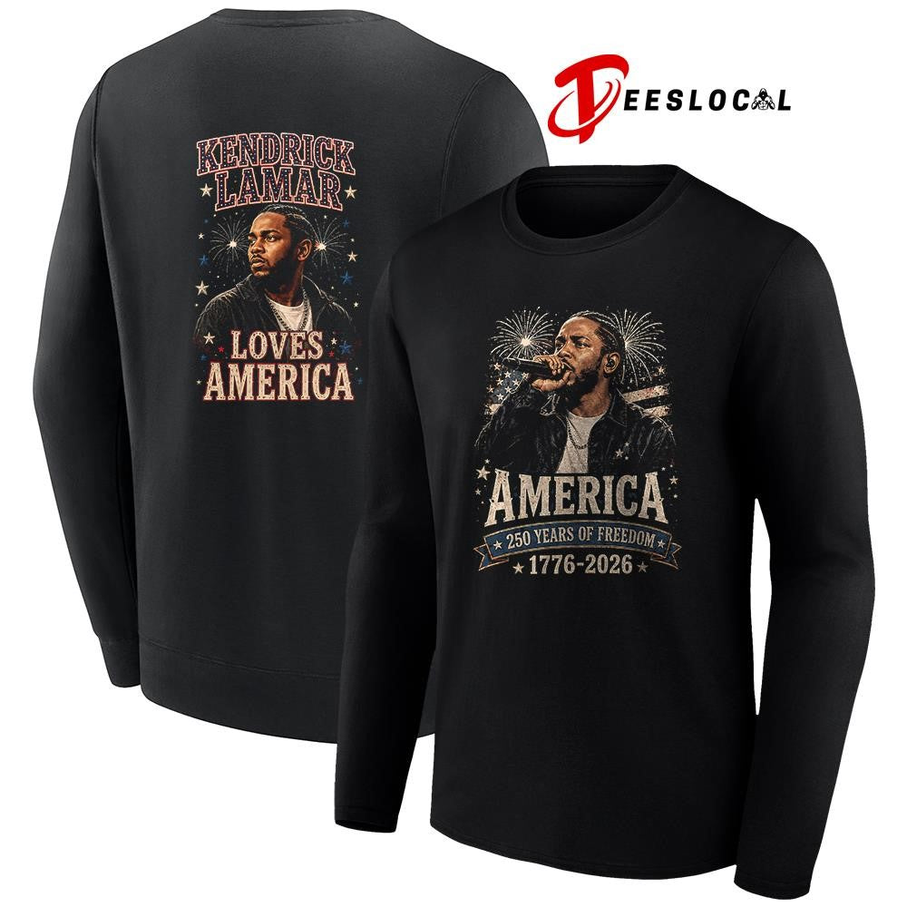 Kendrick Lamar America 250 years of freedom loves America shirt Unisex