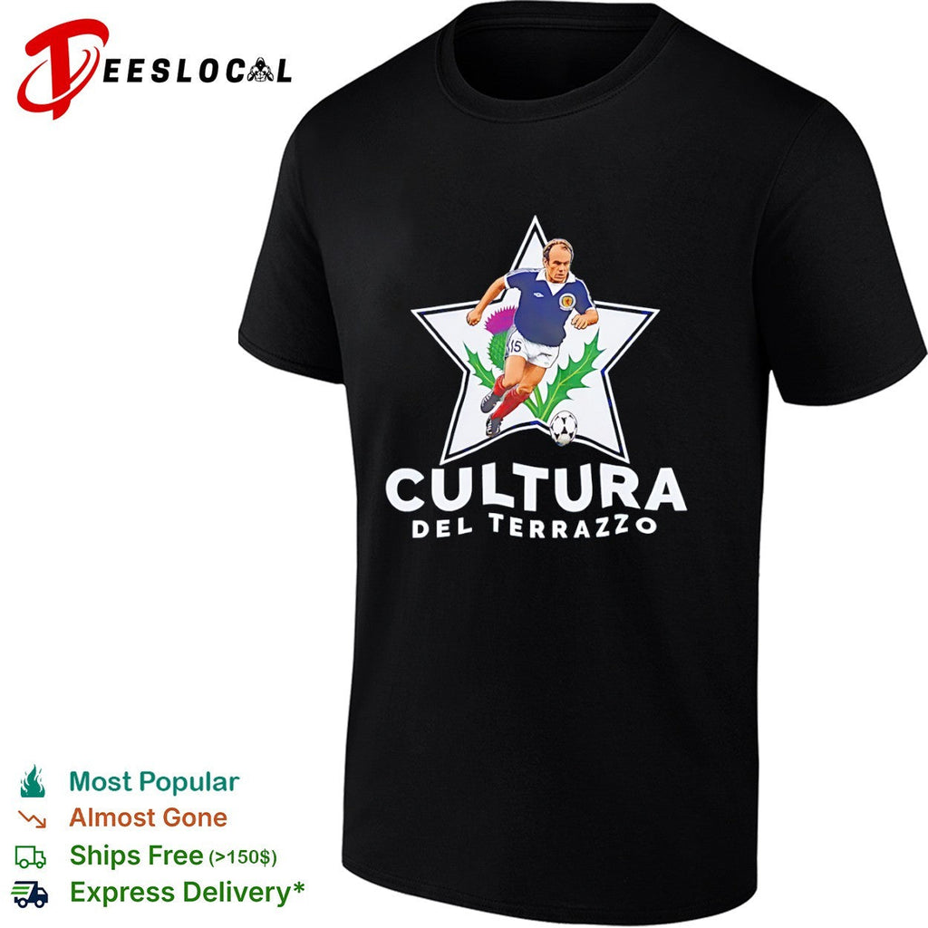 Kenny Dalglish Scotland National Team Cultura Del Terrazzo soccer shirt Unisex