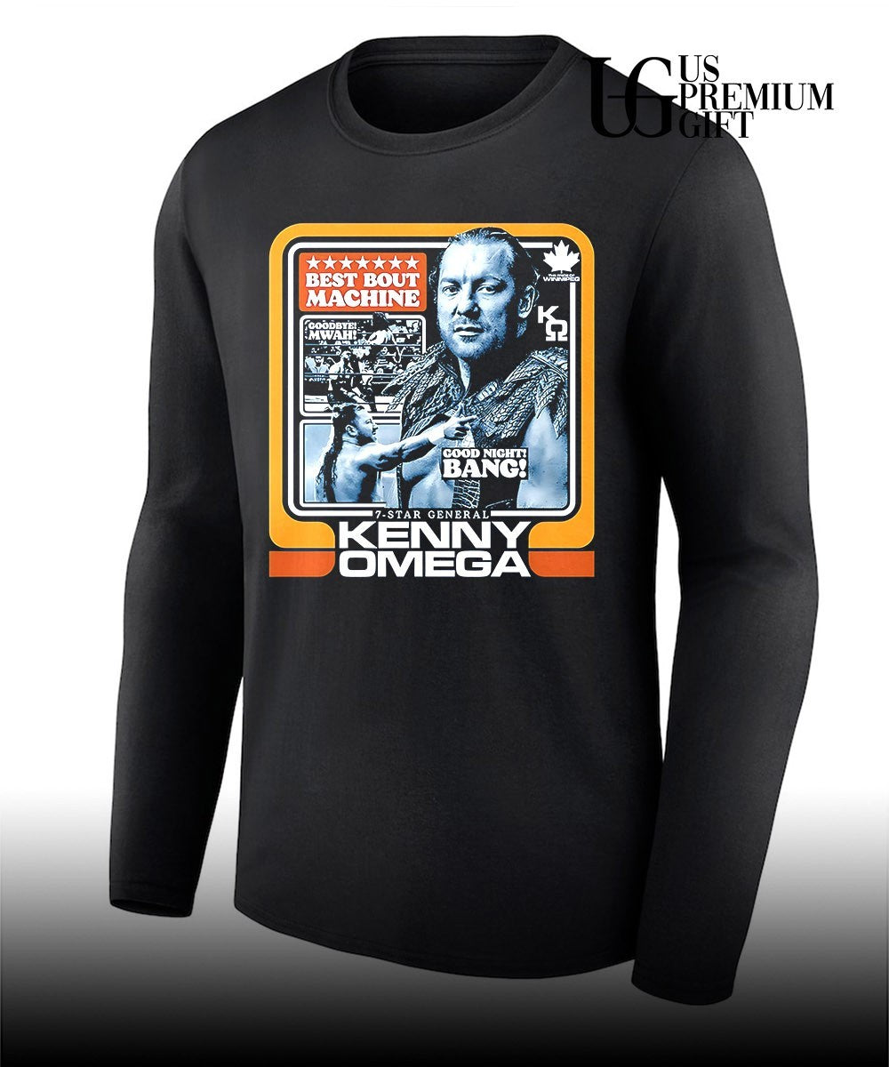 Kenny Omega AEW Wrestling Best Bout Machine 7-Star General Goodbye Mwah Bang shirt Unisex