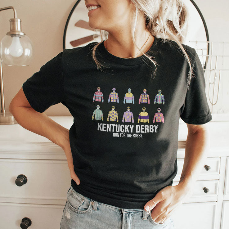 Kentucky Derby Run For The Roses T Shirt Unisex