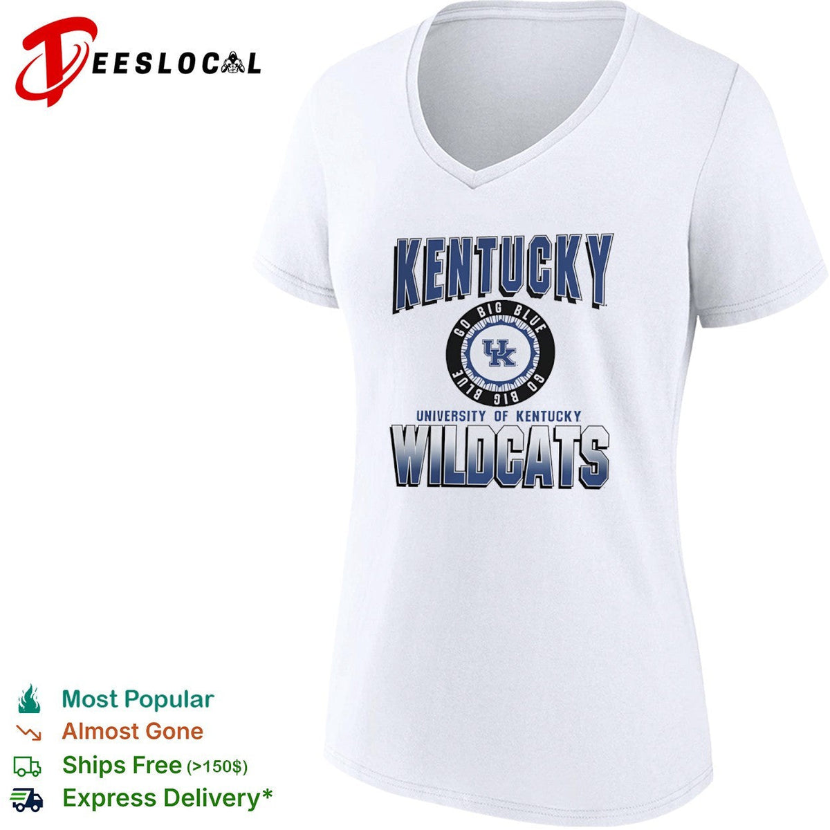Kentucky Wildcats University of Kentucky Go Big Blue UK shirt Unisex