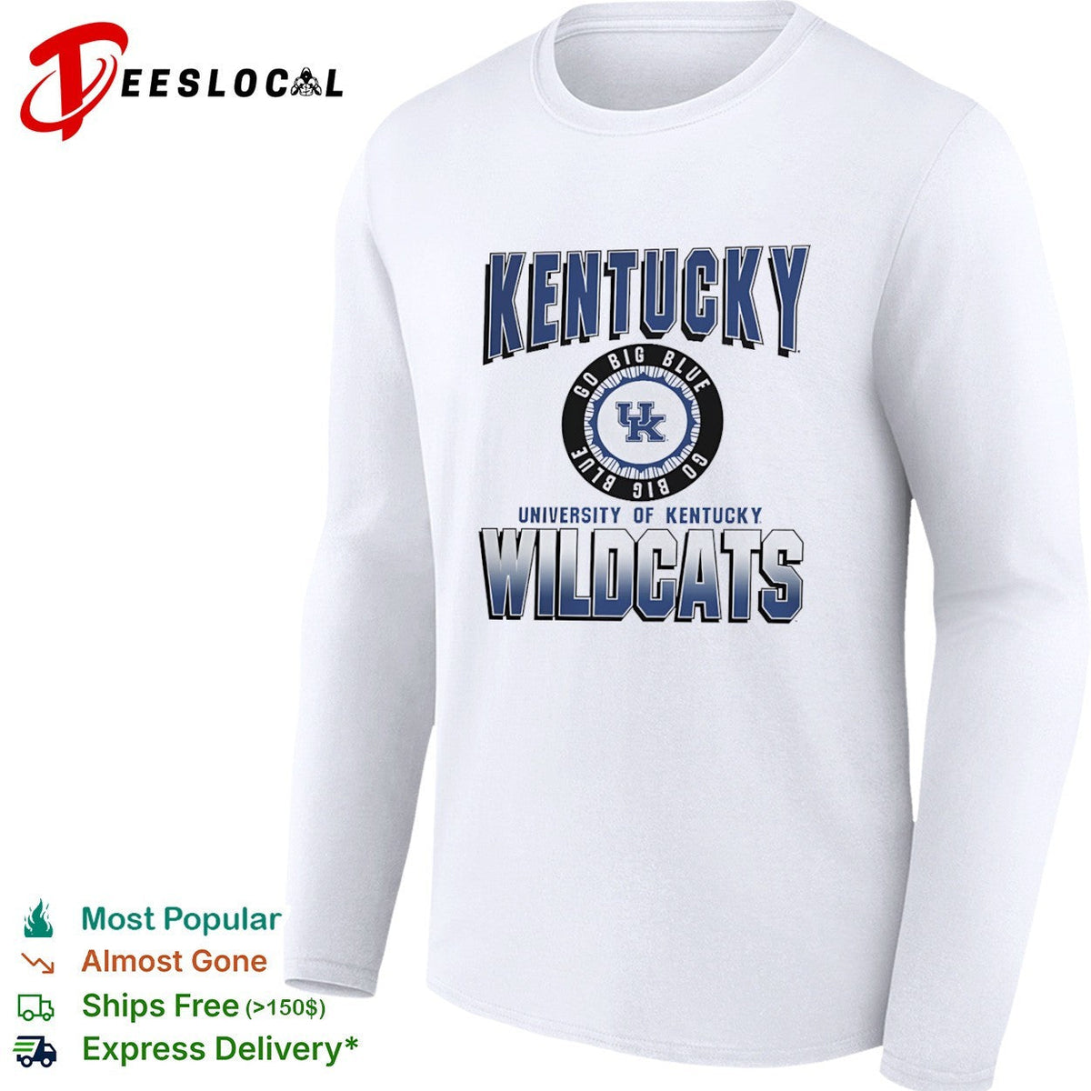 Kentucky Wildcats University of Kentucky Go Big Blue UK shirt Unisex