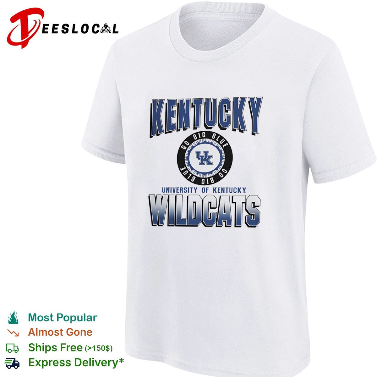 Kentucky Wildcats University of Kentucky Go Big Blue UK shirt Unisex