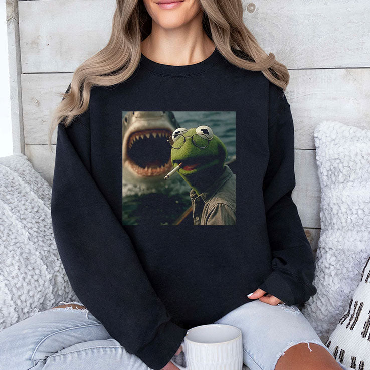 Kermit The Frog Smoking Meme T Shirt Unisex
