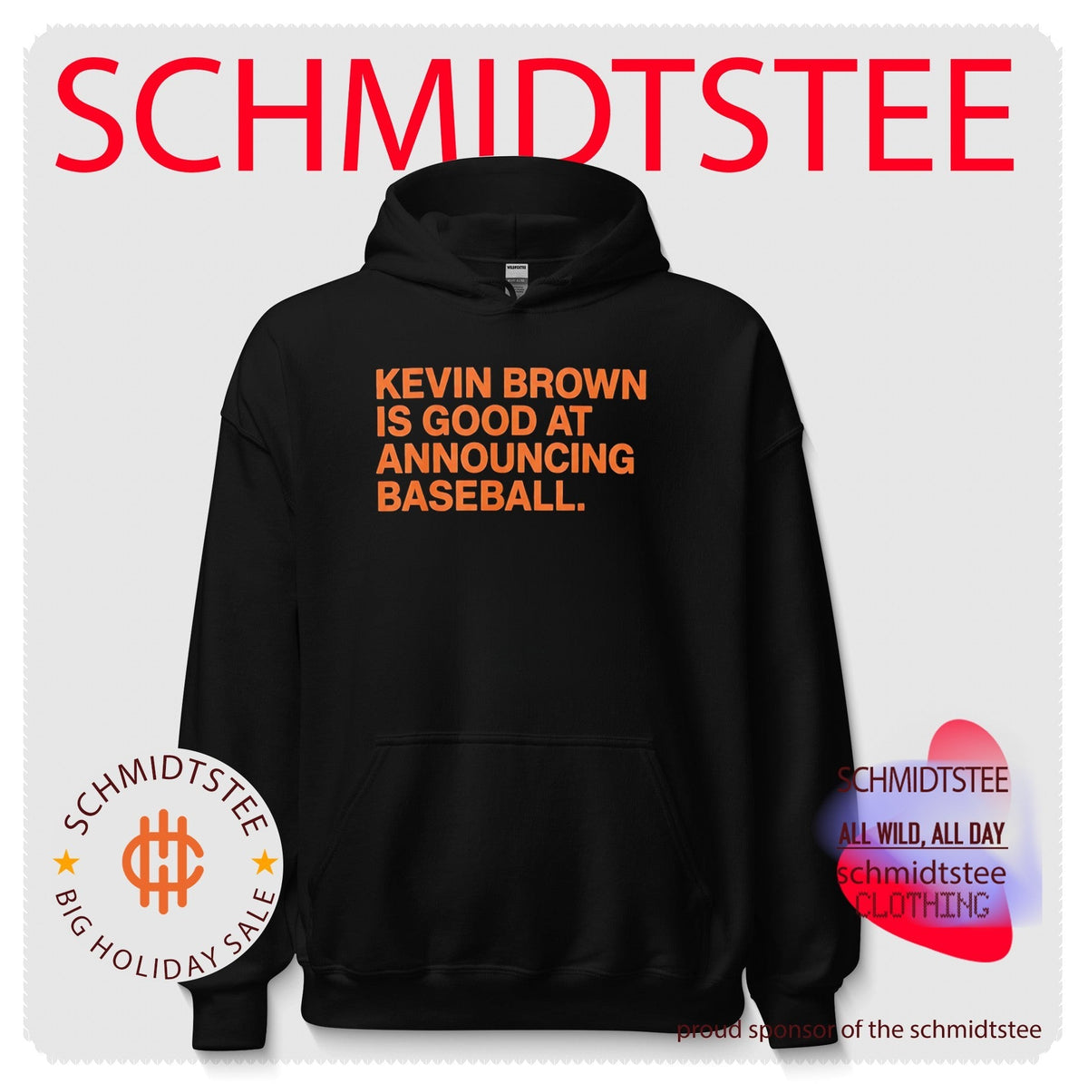 Kevin Brown Is Good at Announcing Baseball Baltimore Orioles shirt Unisex