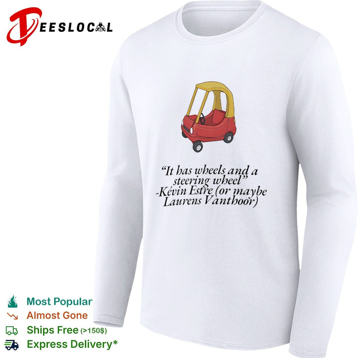 Kevin Estre Laurens Vanthoor It has wheels and a steering wheel WEC racing shirt Unisex