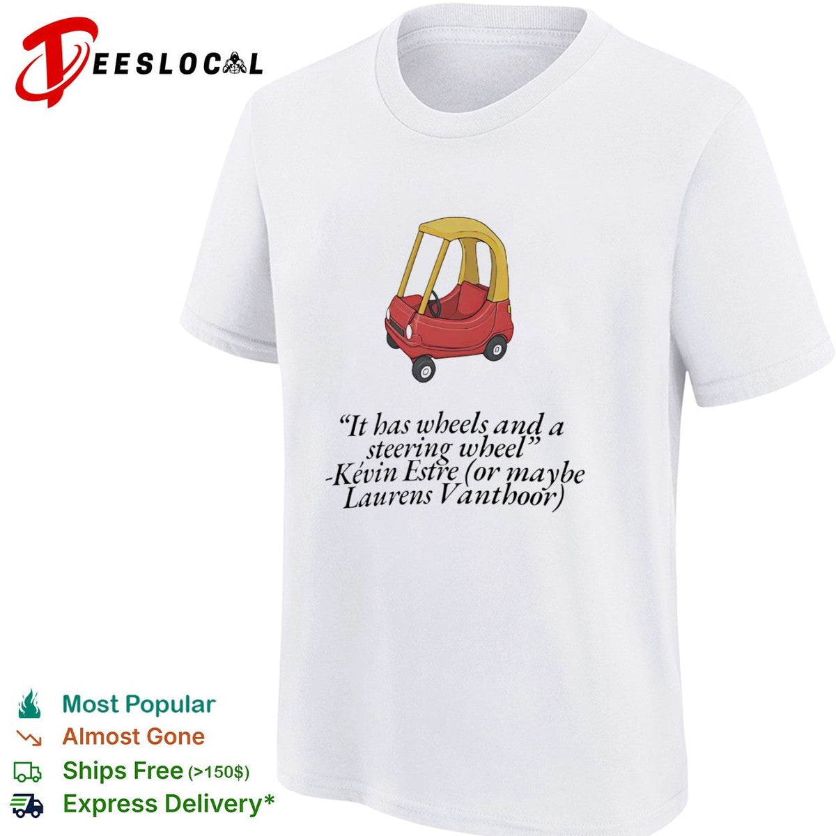 Kevin Estre Laurens Vanthoor It has wheels and a steering wheel WEC racing shirt Unisex