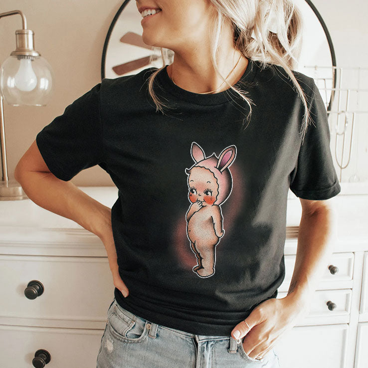 Kewpie Baby Bunny Rabbit T Shirt Unisex