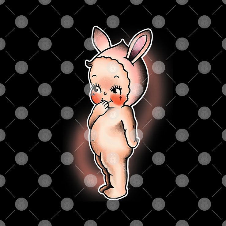 Kewpie Baby Bunny Rabbit T Shirt Unisex