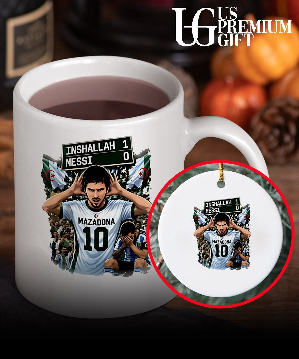 Khoubaib Kouas Messi vs Maza Algeria Argentina shirt Unisex
