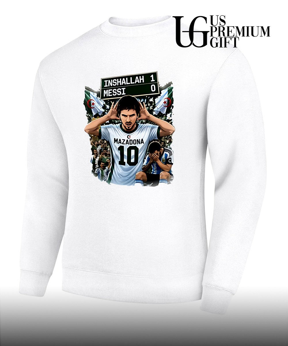 Khoubaib Kouas Messi vs Maza Algeria Argentina shirt Unisex