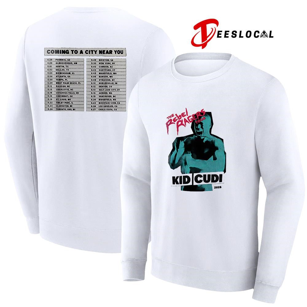 Kid Cudi The Rebel Ragers tour North America dates schedule shirt Unisex