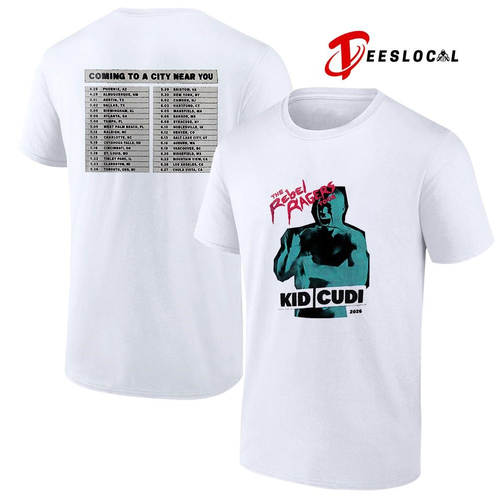 Kid Cudi The Rebel Ragers tour North America dates schedule shirt Unisex