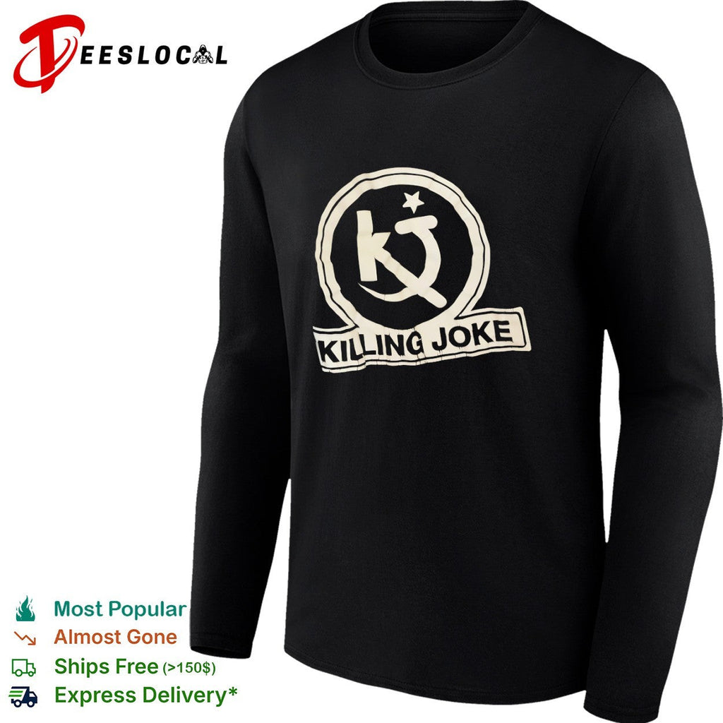 Killing Joke KJ logo hammer and sickle star shirt Unisex