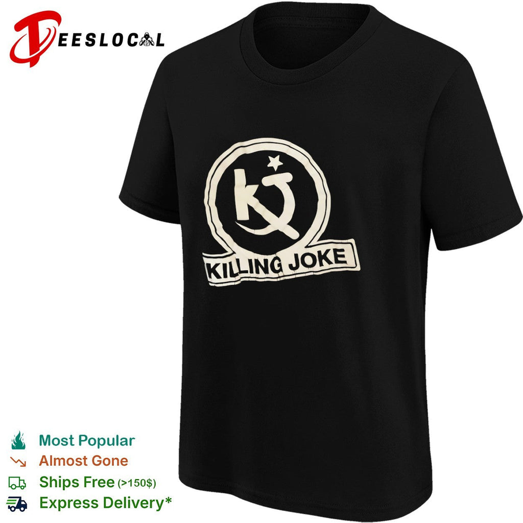 Killing Joke KJ logo hammer and sickle star shirt Unisex