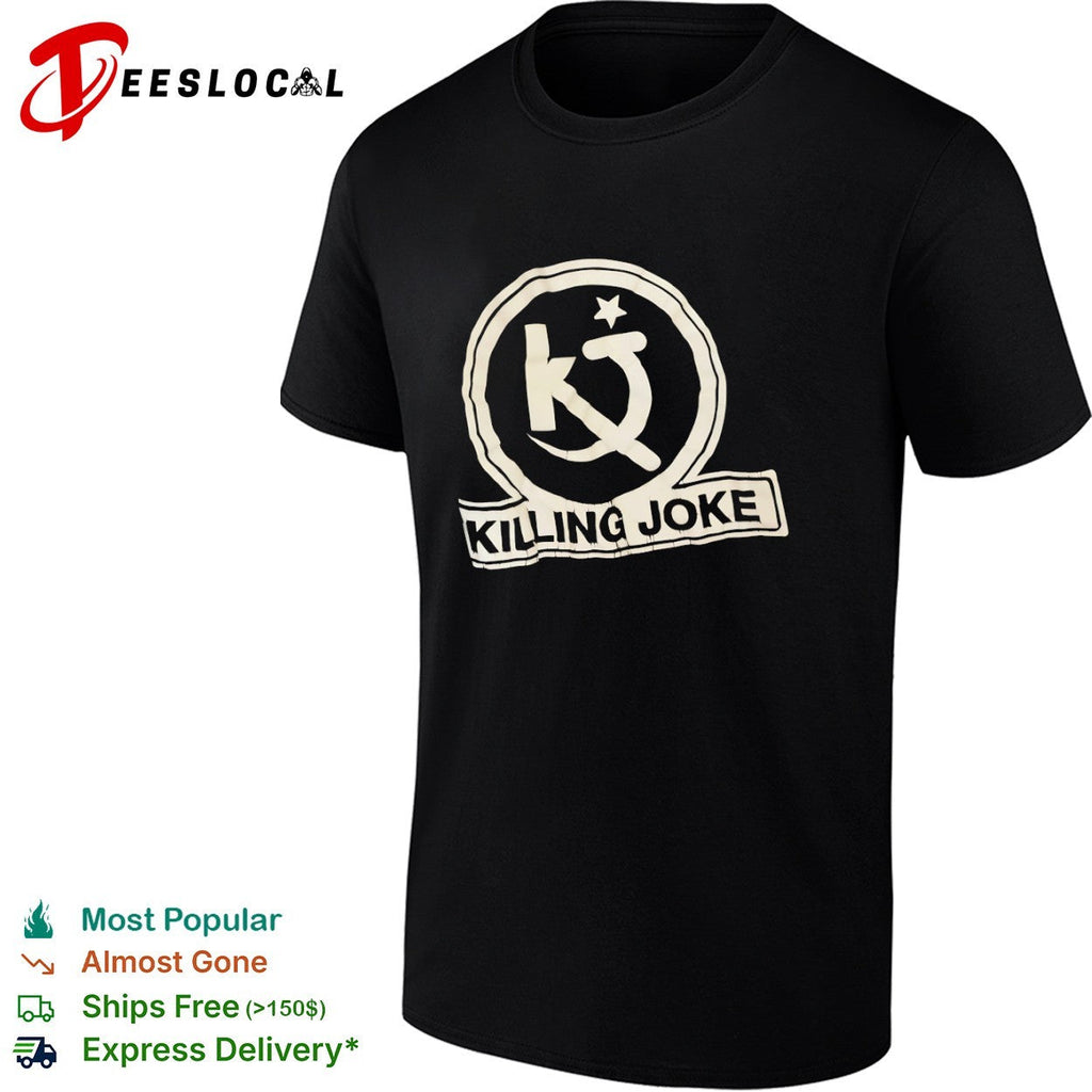 Killing Joke KJ logo hammer and sickle star shirt Unisex