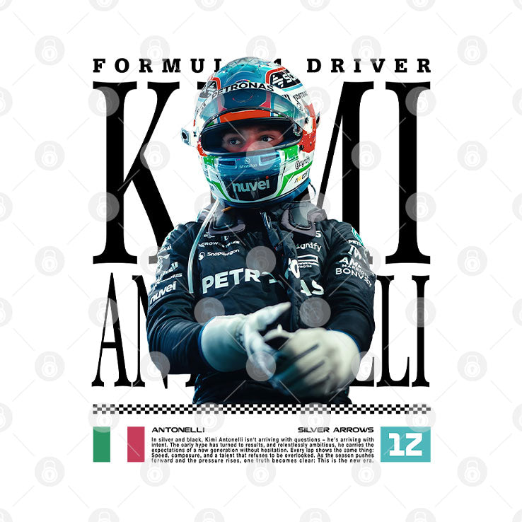 Kimi Antonelli F1 Racing Shirt Unisex