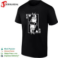 King of Hearts Rabbit Playing Card Deck Illustration White Text Graphic shirt Unisex