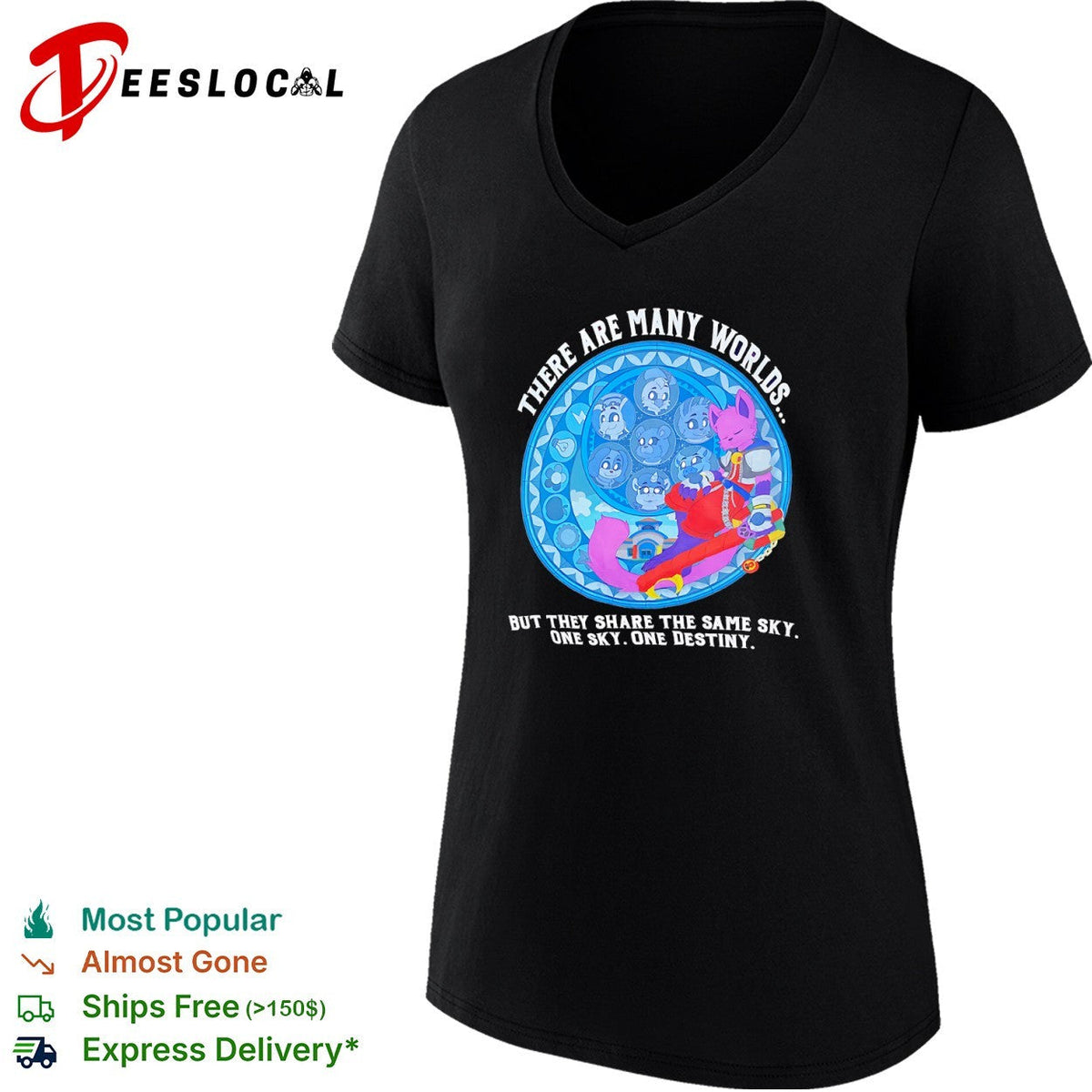 Kingdom Hearts Paw Patrol mashup There are many worlds but they share the same shirt Unisex