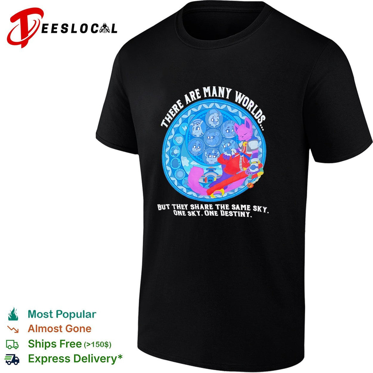 Kingdom Hearts Paw Patrol mashup There are many worlds but they share the same shirt Unisex