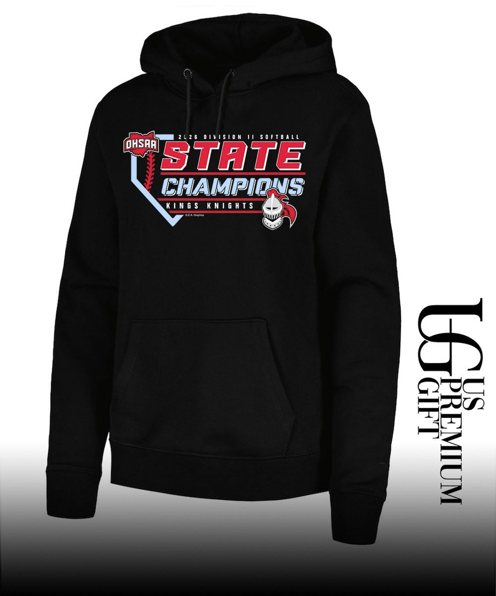 Kings Knights 2026 OHSAA Division II Softball State Champions shirt Unisex
