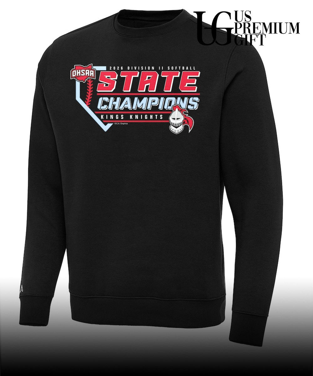Kings Knights 2026 OHSAA Division II Softball State Champions shirt Unisex