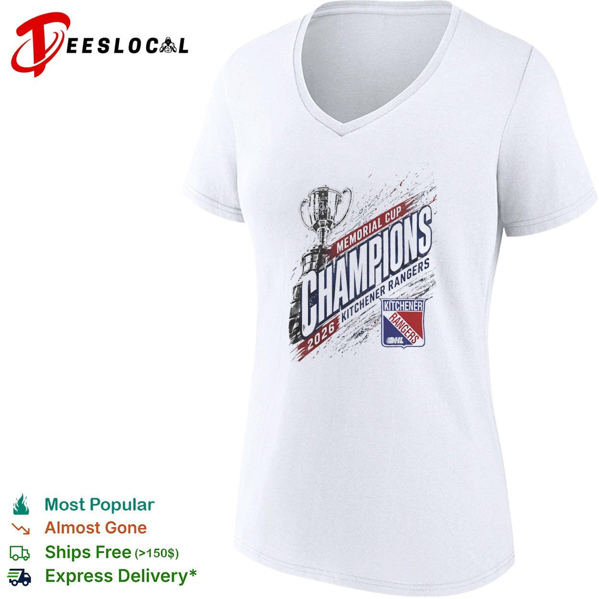Kitchener Rangers Memorial Cup Champions 2026 logo shirt Unisex