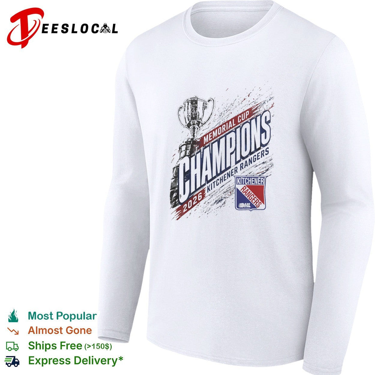 Kitchener Rangers Memorial Cup Champions 2026 logo shirt Unisex