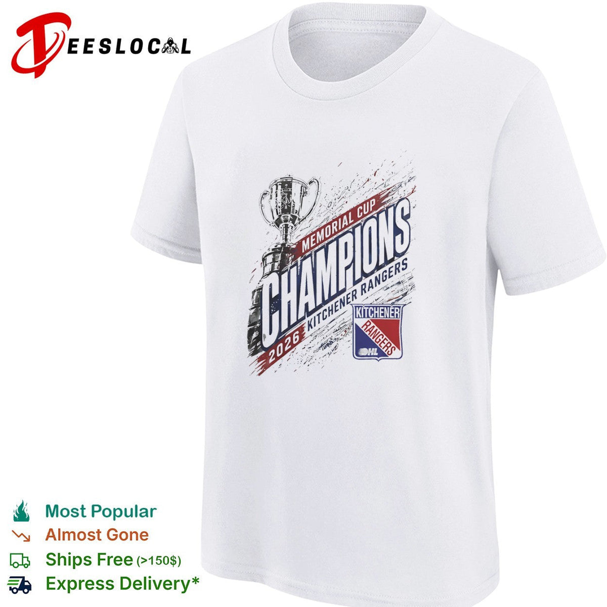 Kitchener Rangers Memorial Cup Champions 2026 logo shirt Unisex