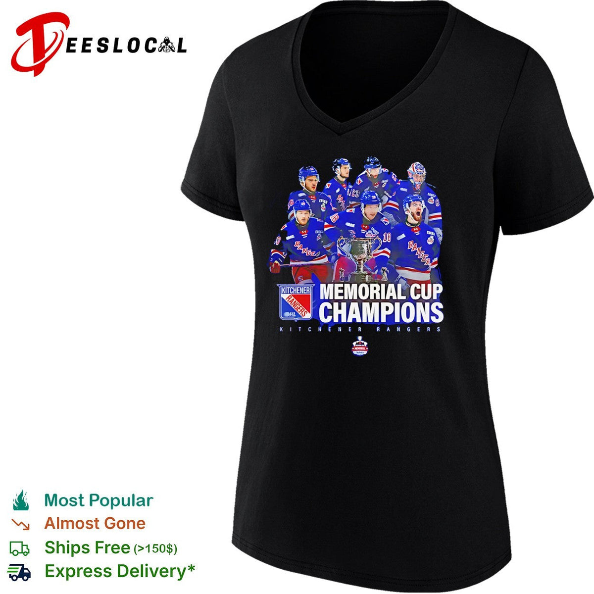 Kitchener Rangers Memorial Cup Champions team players OHL hockey shirt Unisex