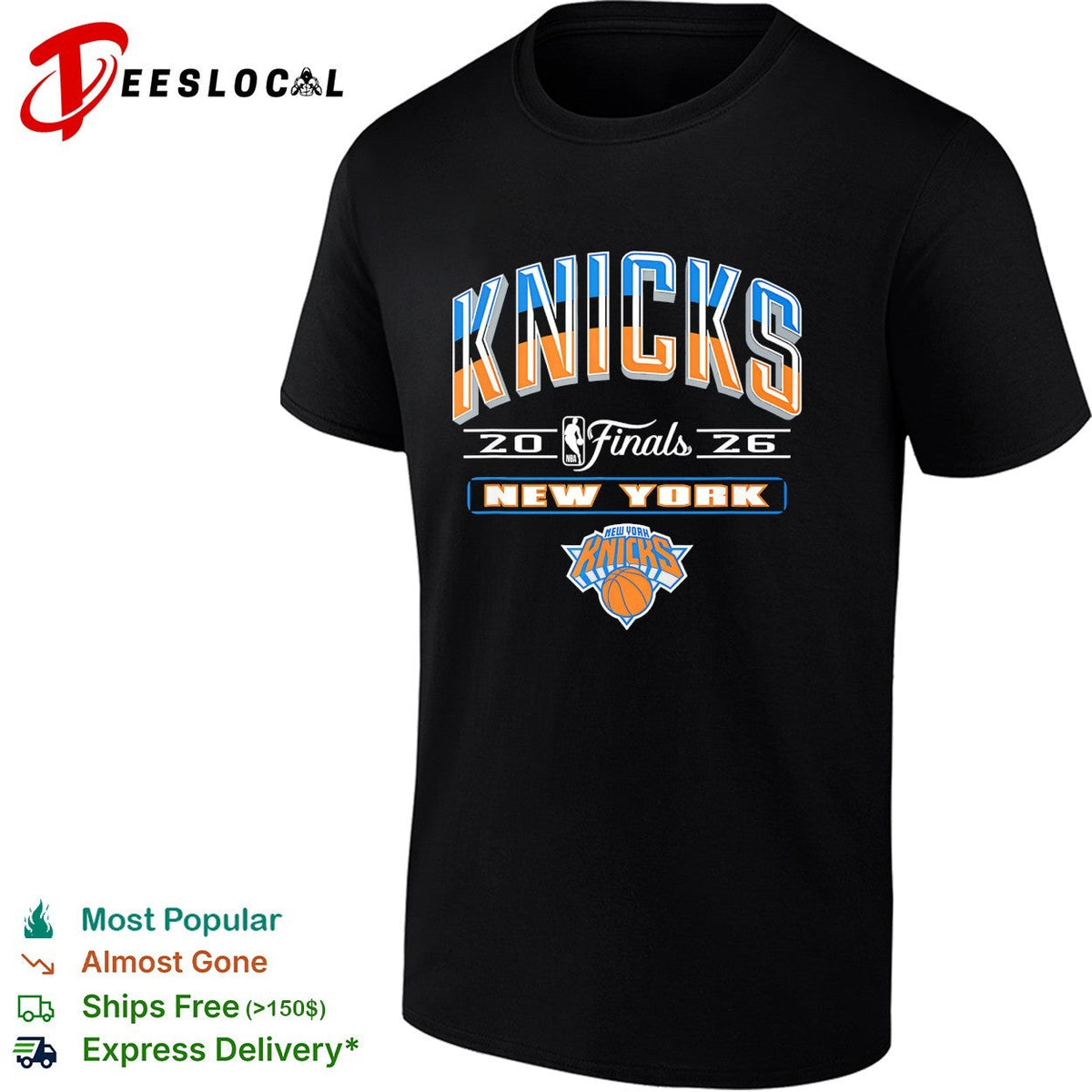 Knicks 2026 Finals New York NBA Basketball Team Concept Fan Graphic shirt Unisex