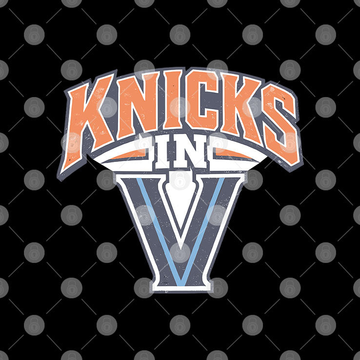 Knicks In 5 V Logo Championship T Shirt Unisex
