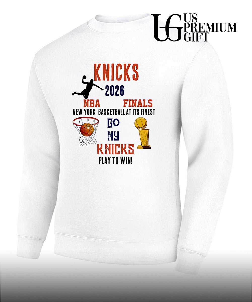 Knicks NBA 2026 Finals New York Basketball at its Finest Go NY Play to Win shirt Unisex